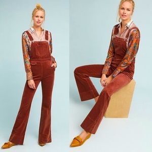 Anthropologie Pilcro Corduroy Overalls